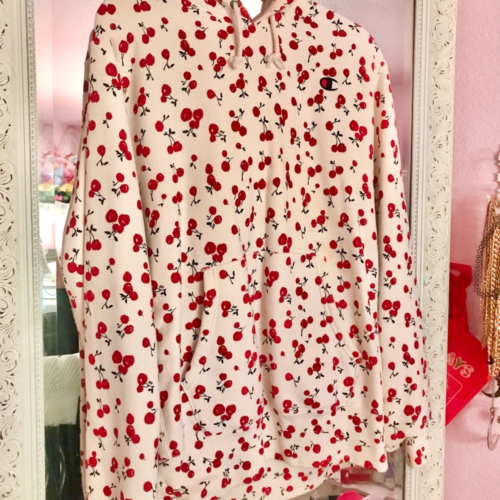 Champion Cherry print hoodie